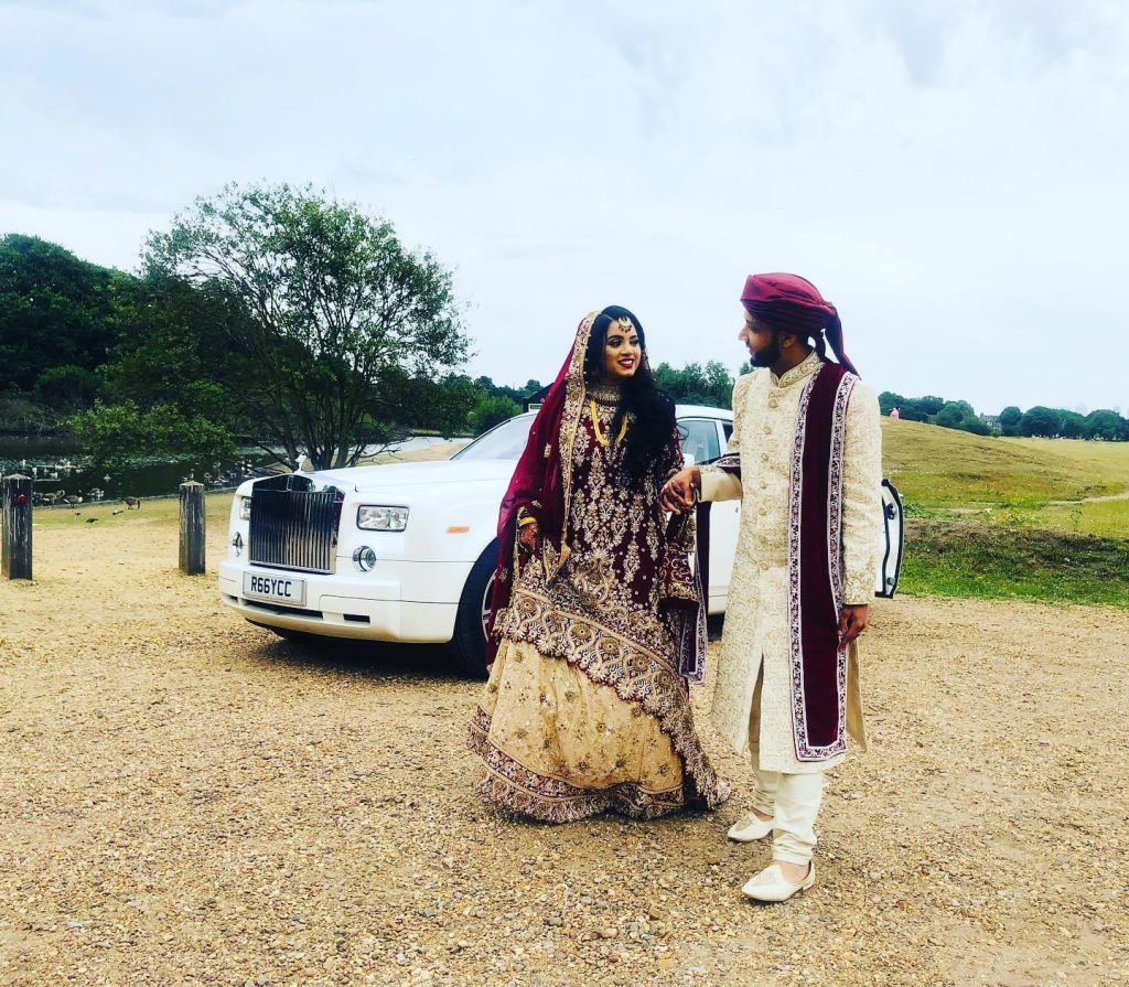 Asian Bride and groom | Wedding Car Hire